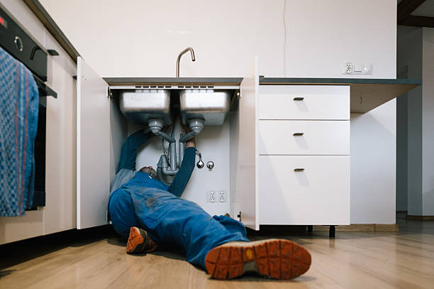 Professional Drain Cleaning technician working in Maiden, NC